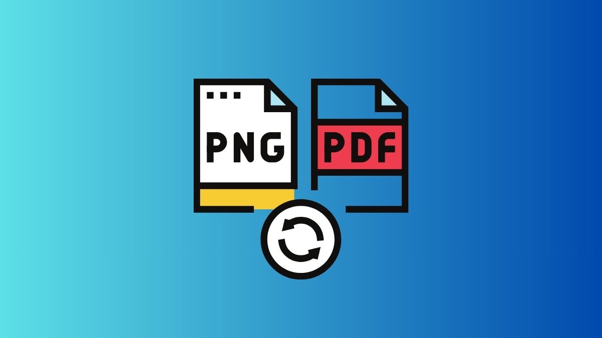 How to convert png to pdf ?